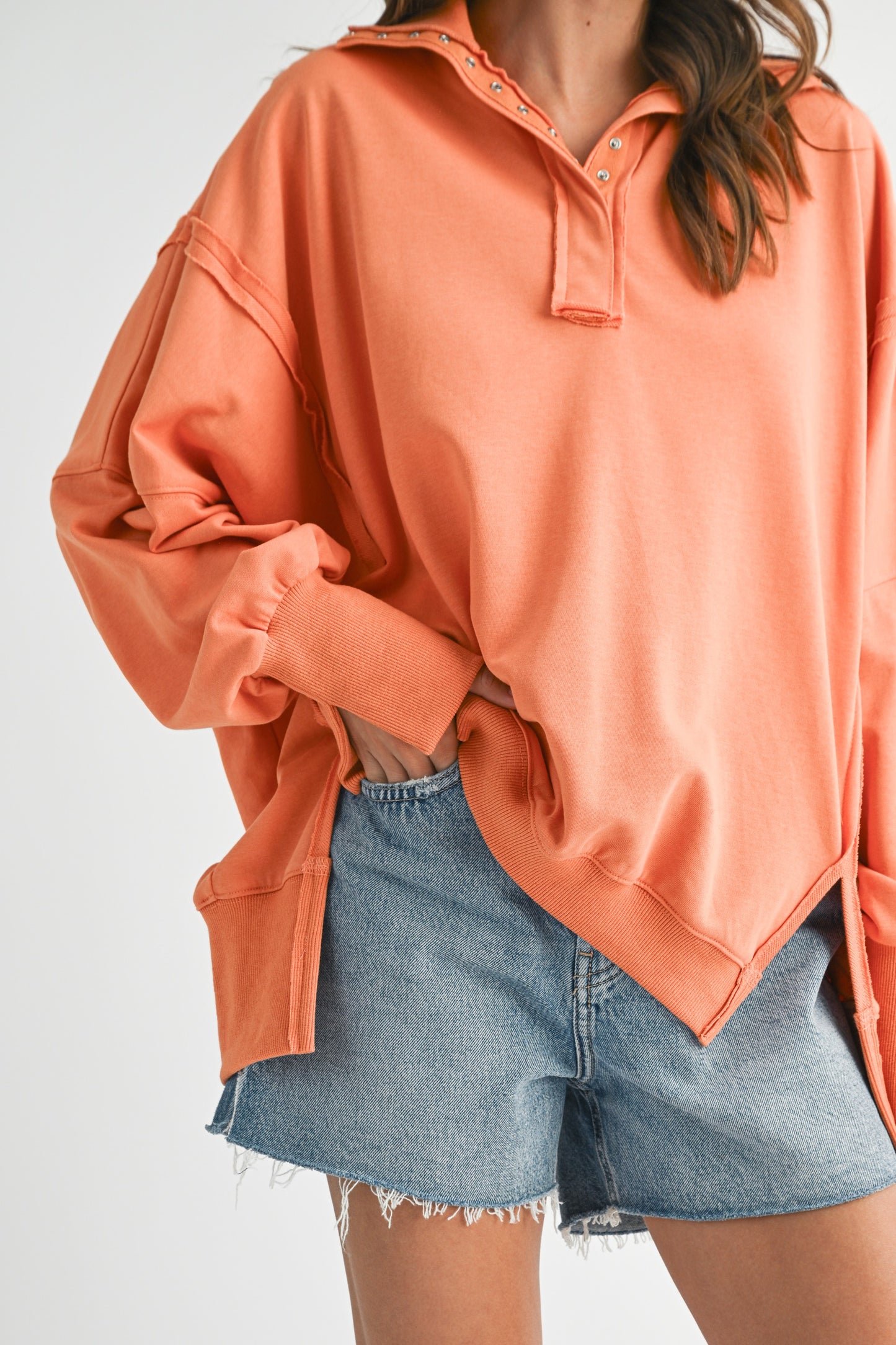 Henley Sweatshirt