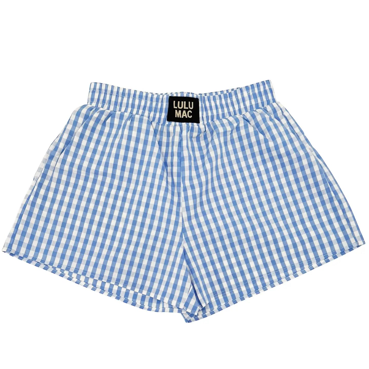 Lulu Mac Blue Gingham Shorts