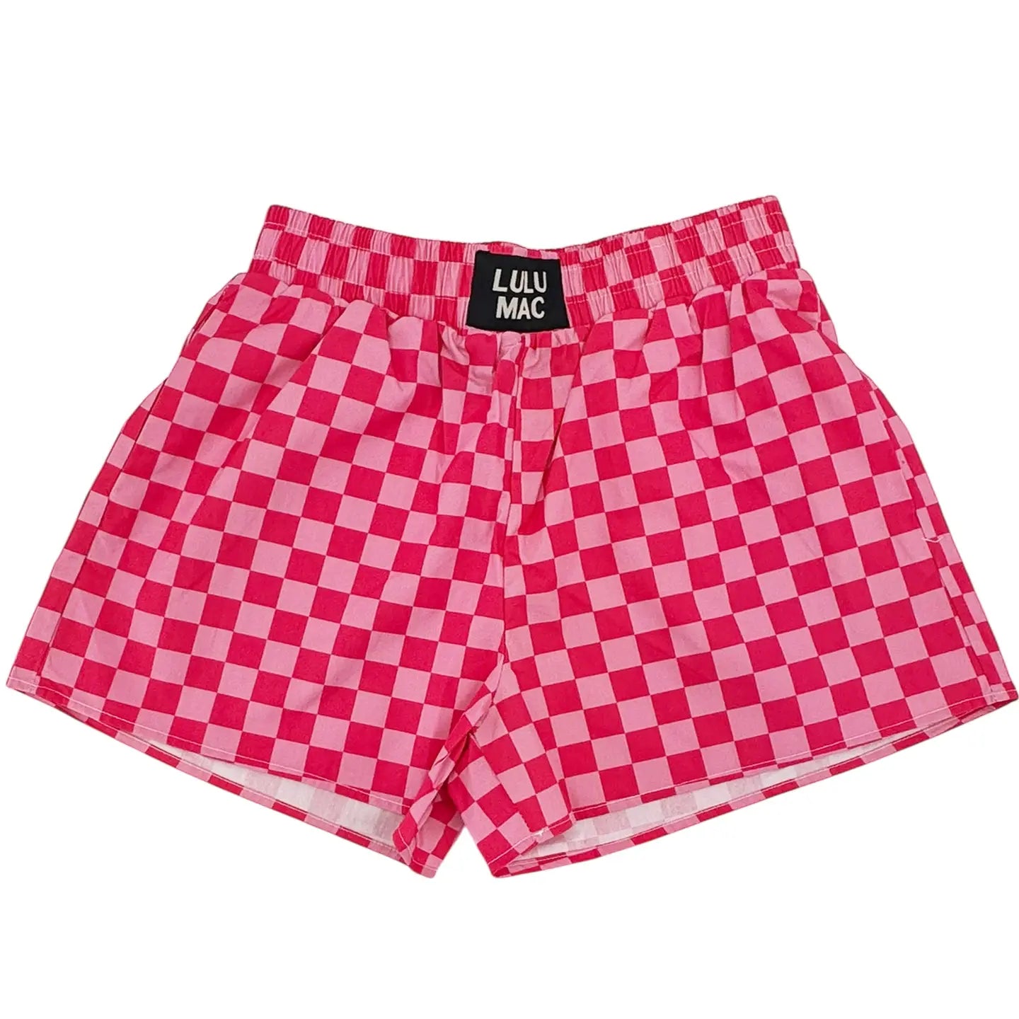 Lulu Mac Pink Checkered shorts