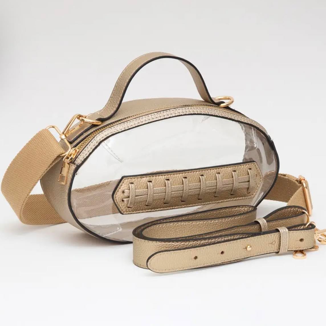 Clear Football Purse