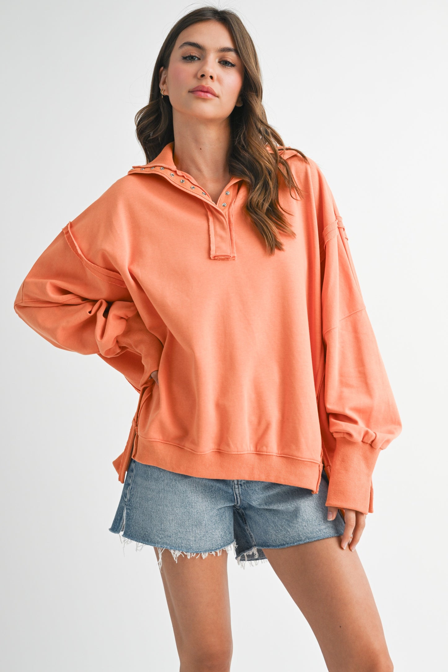 Henley Sweatshirt