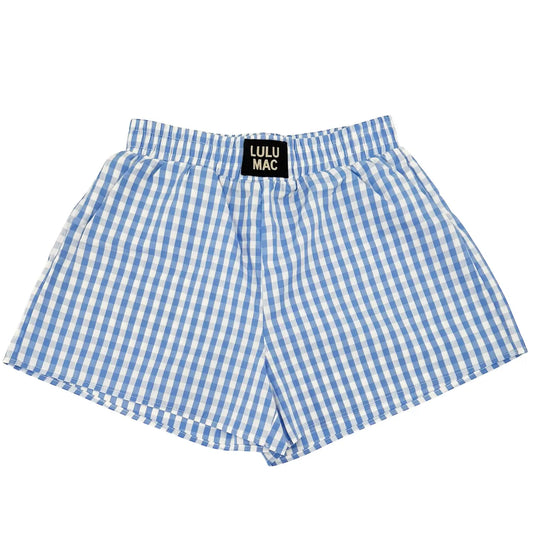 Lulu Mac Blue Gingham Shorts