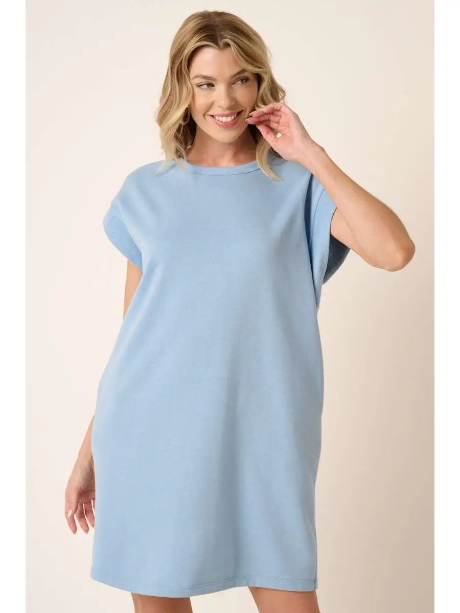 French Terry Knit Dress