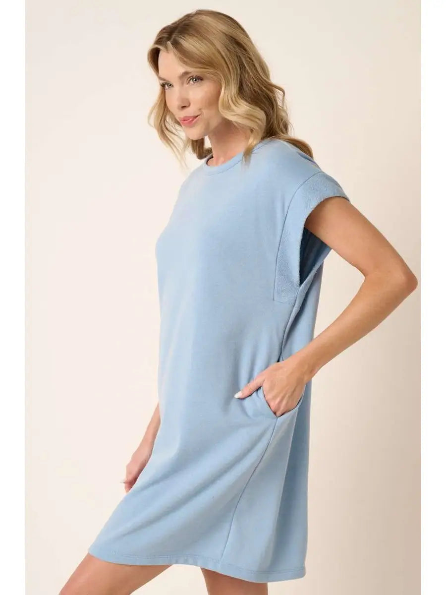 French Terry Knit Dress